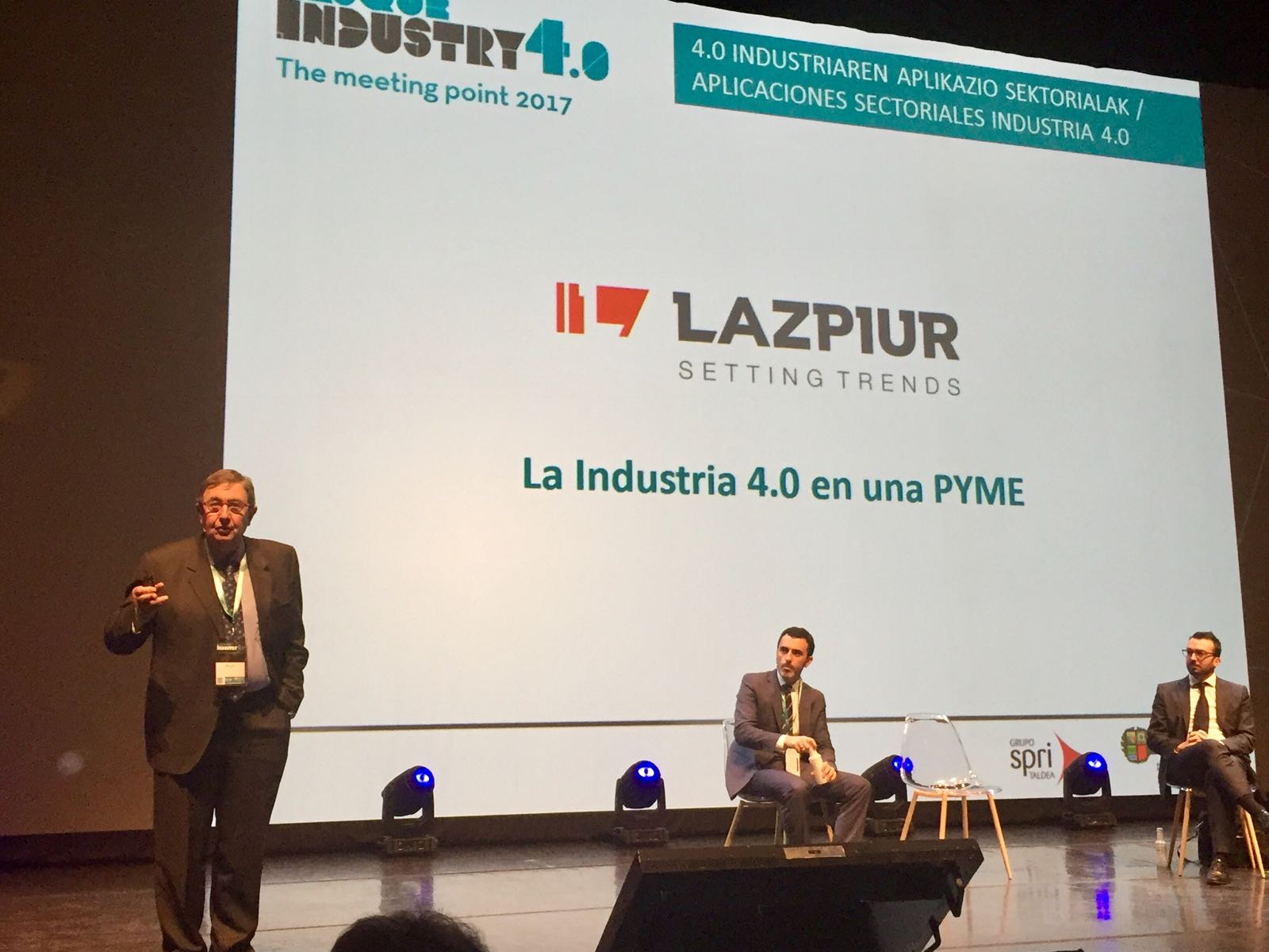 At the Basque Industry 4.0 congress, LAZPIUR demonstrates that SMEs “can also apply advanced manufacturing”